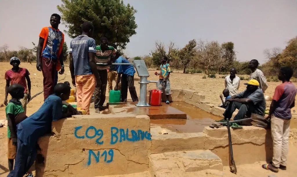 Safe water project work in Burkina Faso